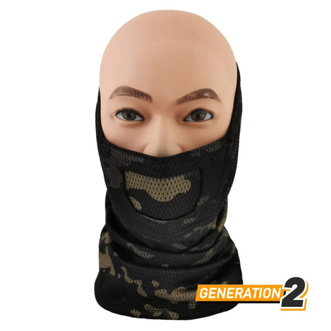 Face Warrior - Black Multicam