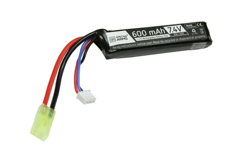 LiPo 7,4V 600mAh 20/40C Batteri – Tamiya mini