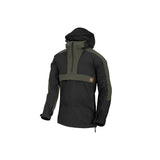 Woodsman Anorak Jacket - Black / Taiga Green