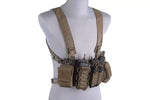 D3CR Chest Rig Tactical Vest - Tan