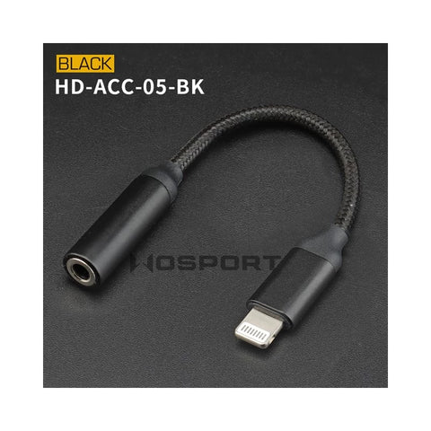 12 cm Lightning Audio adapterkabel 3,5 mm hovedtelefonadapter