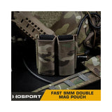 FAST Type Double 9mm Magasin Pouch - Coyote