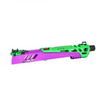 CTM CNC Alu Slæde Flatline Split Slide TM Hi-capa 5.1 - Purple/Green