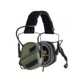 EARMOR M32 PLUS Elektronisk Taktisk Hovedtelefon - Foliage Green