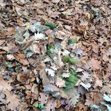 Pakke med 3D SilkLeaf Camouflage Blade, Lille (25 stk) - Brun