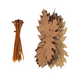 Pakke med 3D SilkLeaf Camouflage Blade, Dead Oak (25 stk) - Brun