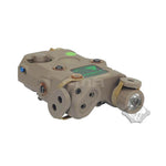 AN-PEQ-15 LA-5 Upgrade Version - LED White light + Green laser with IR Lenses Tan