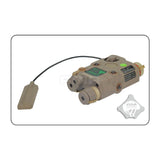 AN-PEQ-15 LA-5 Upgrade Version - LED White light + Green laser with IR Lenses Tan