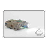 AN-PEQ-15 LA-5 Upgrade Version - LED White light + Green laser with IR Lenses Tan