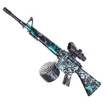 Splatter Elektrisk M4 Gel Blaster - Blue Paint