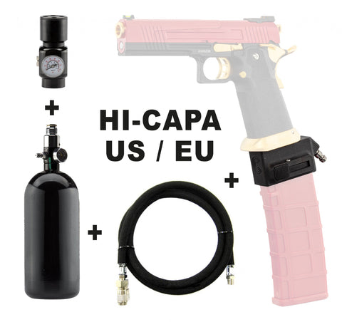 HPA Adapter m/ Tank og Regulator - EU Studs