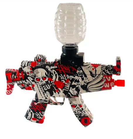 Splatter Mini M4 Gel Blaster - Rød Grafiti