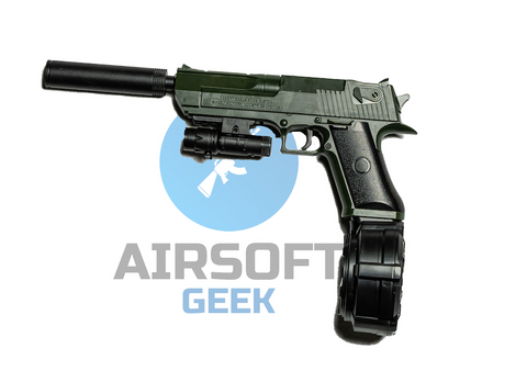 Gelblaster Desert Eagle - Grøn