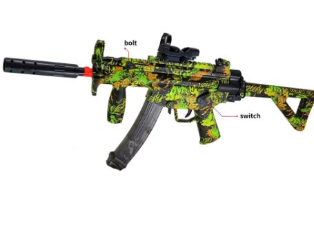 Splatter MP5K Gel Blaster - Grafiti