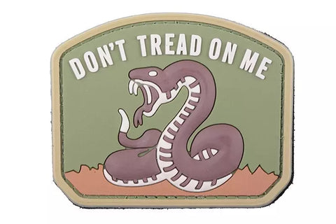 3D Patch - Don't Tread On Me - coyote