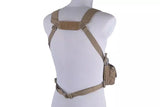 D3CR Chest Rig Tactical Vest - Tan