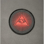 Patch - Illuminati 10Cent - 3.93" Red