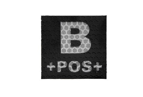 IR PATCH - B POS BLOOD TYPE