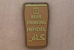 BEER DRINKING INFIDEL - PATCH