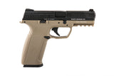 BLE - ALPHA PISTOL GBB BLACK/TAN 