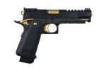 Hi-Capa 5.1 GOLD MATCH Gaspistol fra Tokyo Marui - Airsoftgeek.dk tilbyder gratis levering til hele Danmark (Minimum 400 kr) Stort udvalg af Airsoft, Hardball og Softguns til Danmarks billigste priser og omgående levering!