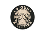 GUNS TITTIES PVC PATCH